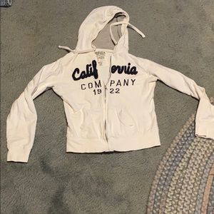 Reflex Outfitters Zip-Up White Hoodie